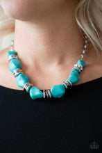 Load image into Gallery viewer, Paparazzi Stunningly Stone Age - Blue Turquoise Stone