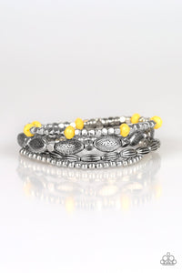 Full Of WANDER- Yellow and Silver