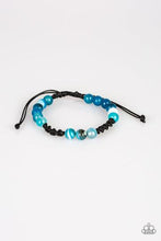 Load image into Gallery viewer, Laid Back - Blue - Sliding Knot Bracelet