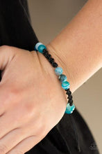 Load image into Gallery viewer, Laid Back - Blue - Sliding Knot Bracelet